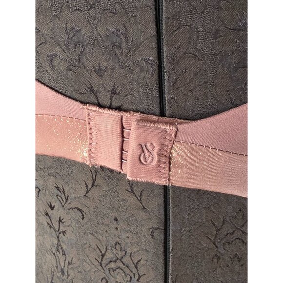 Victorias Secret 34C Shimmer Lined Demi Bra Pink - Picture 4 of 7